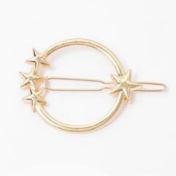 3/$30 Circle & Stars Hair Clip - Picture 5 of 7